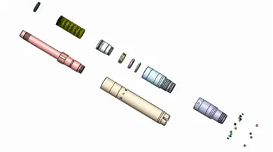 video of assembly and disassembly of DST tools,valve,packer,joint